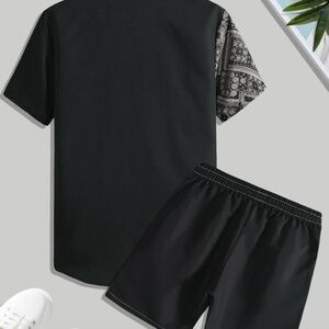 Black Men's Underwear Set